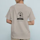 NOBLEROSEGRAFFITIのSAGI（サギさん） オーガニックコットンTシャツ