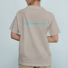 弐千円札サーバー 公式アカウントのなこれるむ海中鉄道ロゴマーク Organic Cotton T-Shirt