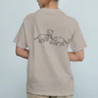 kiiの地動説モノクロ Organic Cotton T-Shirt