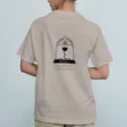 NOBLEROSEGRAFFITIのNRG.ローズメイク(BK) オーガニックコットンTシャツ