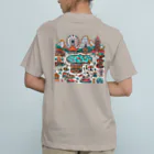 ぴくちゃー55の楽しい遊園地 オーガニックコットンTシャツ