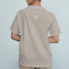 Bo tree teeのspider silk (white / ロゴマークあり) オーガニックコットンTシャツ