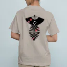 RMk→D (アールエムケード)の逆扇 桜 オーガニックコットンTシャツ