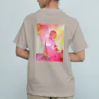 NEON LIGHT STARSのバックプリント ナビ ビビビ⚡ オーガニックコットンTシャツ