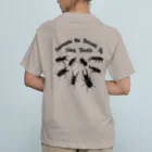 Beejouxのクワガタが大好きだ(ブラックデザイン) オーガニックコットンTシャツ