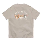 みきぞーん｜保護猫 ミッキー画伯と肉球とおともだちのrui & ram &ta-cha オーガニックコットンTシャツ