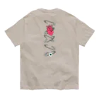 CARPE DIEMの安全ピンハート Organic Cotton T-Shirt