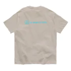 弐千円札サーバー 公式アカウントのなこれるむ海中鉄道ロゴマーク Organic Cotton T-Shirt