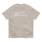 月夜のタツノオトシゴのautumn reading Organic Cotton T-Shirt