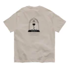 NOBLEROSEGRAFFITIのNRG.ローズメイク(BK) オーガニックコットンTシャツ