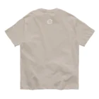 Bo tree teeのspider silk (white / ロゴマークあり) Organic Cotton T-Shirt