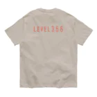 ainarukokoroのLEVEL３５８　３５８ オーガニックコットンTシャツ