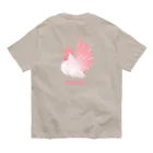 Sachie1997のチャボ.ピンク オーガニックコットンTシャツ