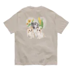 Vegefru　bouquet　　　　　　　＜ベジフルブーケ＞のパピヨンの夏 Organic Cotton T-Shirt