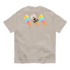 Lily bird（リリーバード）のアイスと文鳥ず② Organic Cotton T-Shirt