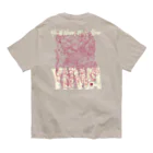 CircusDesignWorksのYNWA[wine×beige] オーガニックコットンTシャツ