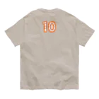 ハッピーピープル。のナンバーTシャツ。10。 Organic Cotton T-Shirt