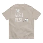 tired.の【オータム】"We must rest." by tired. オーガニックコットンTシャツ