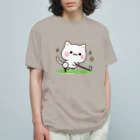 DECORの気づかいのできるネコ　ゴルフver. Organic Cotton T-Shirt