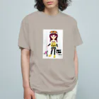 MOTCOM Winkel+の釣りガール　Fishinggirls オーガニックコットンTシャツ