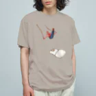 くにこ横丁のおふとんへダイブ Organic Cotton T-Shirt