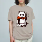 キッチュのパンダのおはなし　パンダの二胡ひいてみた Organic Cotton T-Shirt