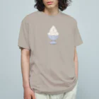 tamaccoのシマエナガかき氷 Organic Cotton T-Shirt