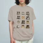 鵄　〜フクロウまみれ〜のミミズクみみずくし Organic Cotton T-Shirt