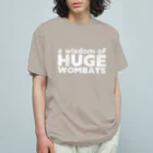 SDOのa wisdom of HUGE WOMBATS/WH オーガニックコットンTシャツ