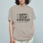 アロハスタイルハワイのハッピーアワー Organic Cotton T-Shirt