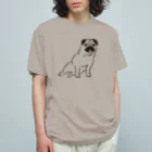 yukino apparel shopのPUG Organic Cotton T-Shirt