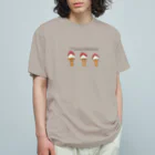 ON THE BEDのジェラート 限定T Organic Cotton T-Shirt