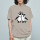 penguininkoの仲良く鳴き交わす🐧🐧 Organic Cotton T-Shirt