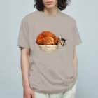 KOCMOC　コスモスのカゴに入りきらなかった猫様 Organic Cotton T-Shirt