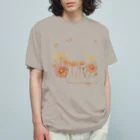 SU-KUの幸せな人生を！(オレンジ系) Organic Cotton T-Shirt