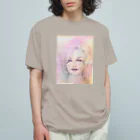 ナオ / CandyLip店のおんな：加工バージョン Organic Cotton T-Shirt