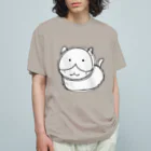 ばんちゃ🐱にゃんこ恩返しショップのラフにゃんこ Organic Cotton T-Shirt