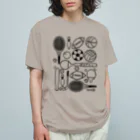 おはる屋さんのいろいろ球技（ボールゲーム） Organic Cotton T-Shirt