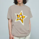 🐶シュナといろいろ🎨のきらきら星⭐︎ オーガニックコットンTシャツ