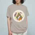 cotton-berry-pancakeの肉じゃがちゃん オーガニックコットンTシャツ