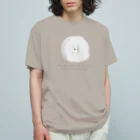 chiho_seal_shopのスヤスヤ ワモンアザラシ sleeping ringed seal オーガニックコットンTシャツ