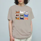 segasworksのネコたち オーガニックコットンTシャツ