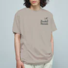BURIKI'N RECORDSのハンマーが振り下ろされる(小ロゴ黒) Organic Cotton T-Shirt