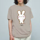 グッズショップKAZUのぴょんけあうさ オーガニックコットンTシャツ