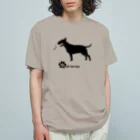 bow and arrow のブルテリア Organic Cotton T-Shirt