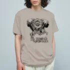 田島昭宇 official suzuri storeのMOTOR FLOWER オーガニックコットンTシャツ