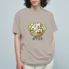 Illustrator タナカケンイチロウのみんな大好きポテサラ オーガニックコットンTシャツ