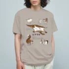 ねずりすSHOPのムササビだ！！ オーガニックコットンTシャツ