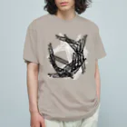 edamilly/エダミリのランダムヘアピン オーガニックコットンTシャツ