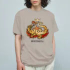 吉川 達哉 tatsuya yoshikawaの燃えてきたサラマンダー Organic Cotton T-Shirt